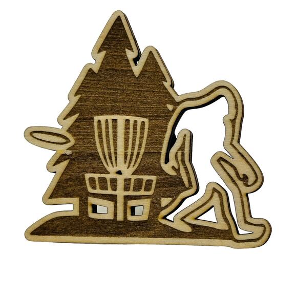 Disc Golf Car Air Freshener Laser Engraved Wood Vent Clip On CHOOSE DESIGN - Picture 15 of 16